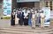 L'équipe de la MOE de l'EASF pose pour une photo de groupe après le lancement de la mission à Addis-Abeba, en Éthiopie.