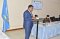 مدير الايساف يفتتح الدورة رسميا في معهد دعم السلام الانساني في امبكاسي، نيروبي في 29 نوفمبر 2021